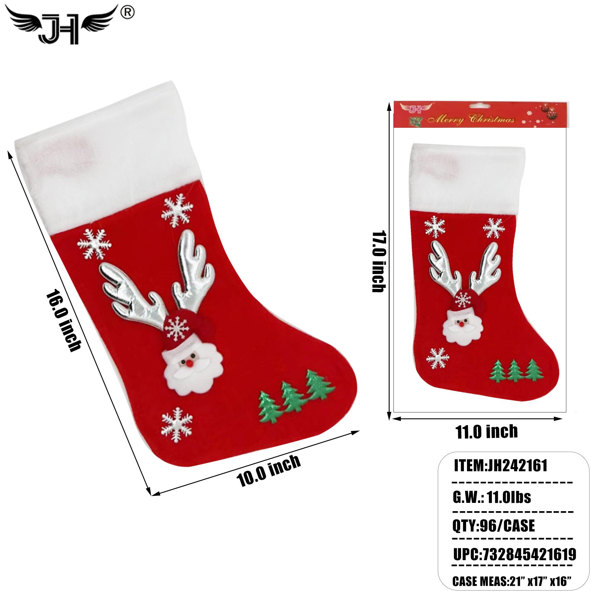 CHRISTMAS - STOCKING RED COLOR 8DZ/CS image