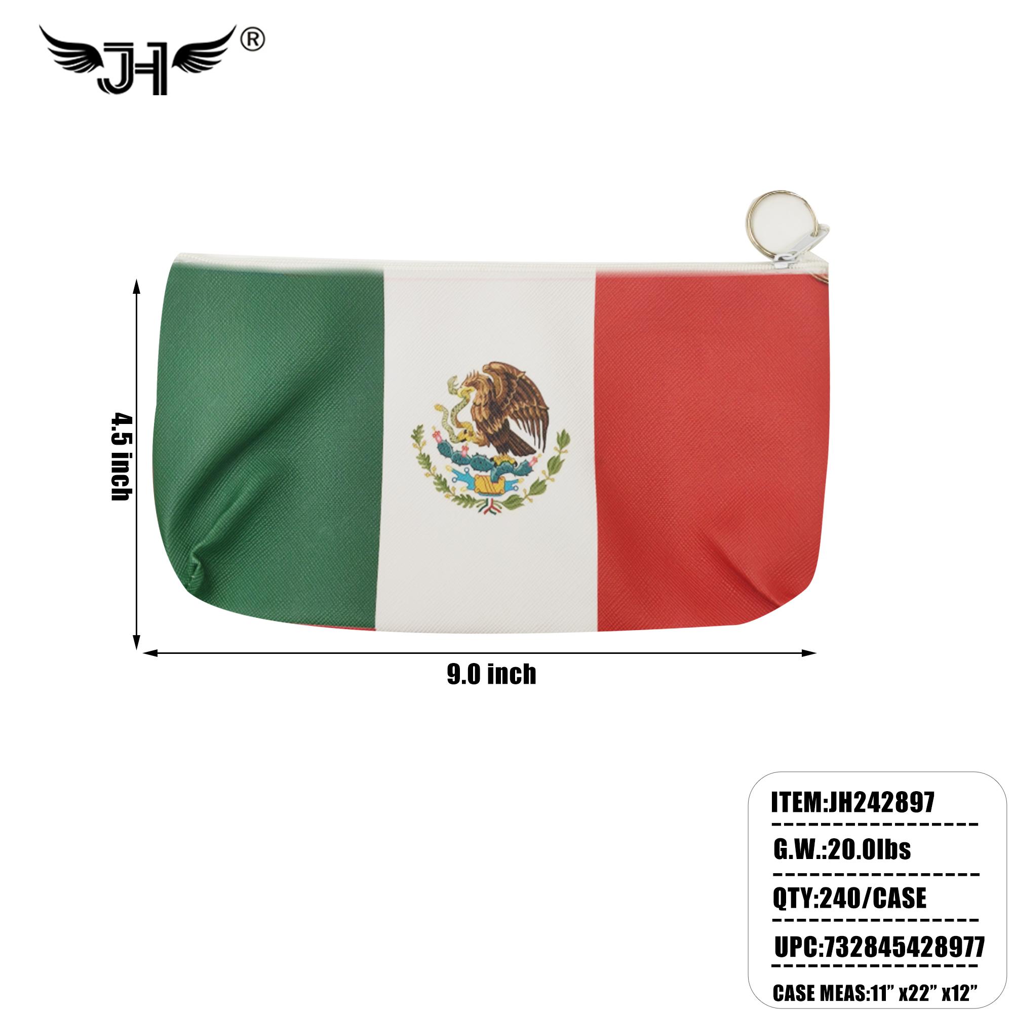 FLAG COIN PURSE - MEXICO 20DZ/CS (JH242897) image