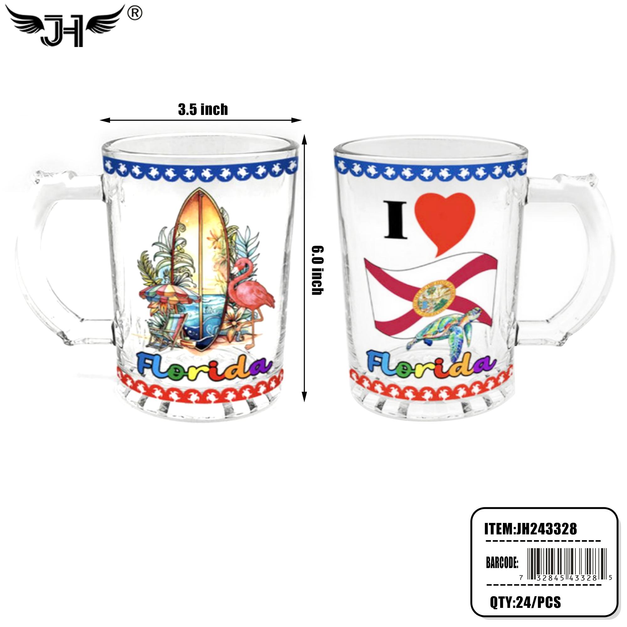 FLORIDA MUG WITH SPOON 12PC/2BX/24PC/CS image