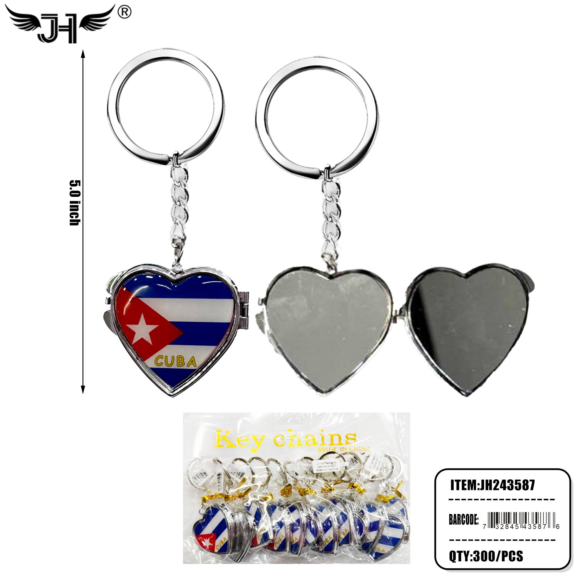 FLAG KEYCHAIN - CUBA MIRROR 25DZ/CS image
