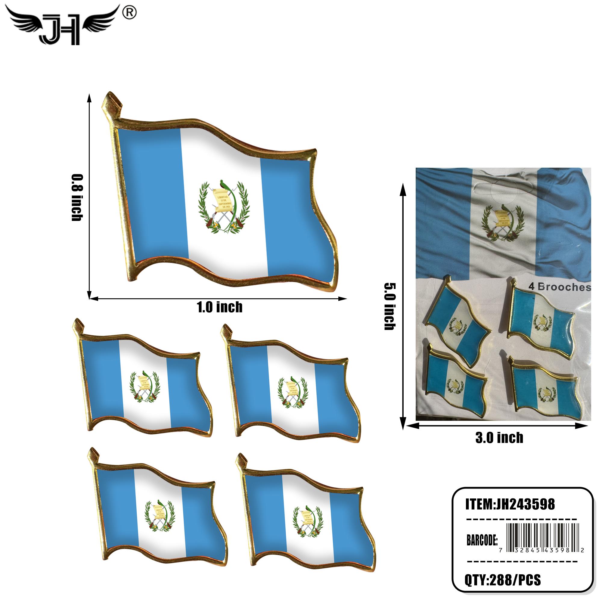 FLAG PIN - GUATEMALA (4CT) 24DZ/CS image