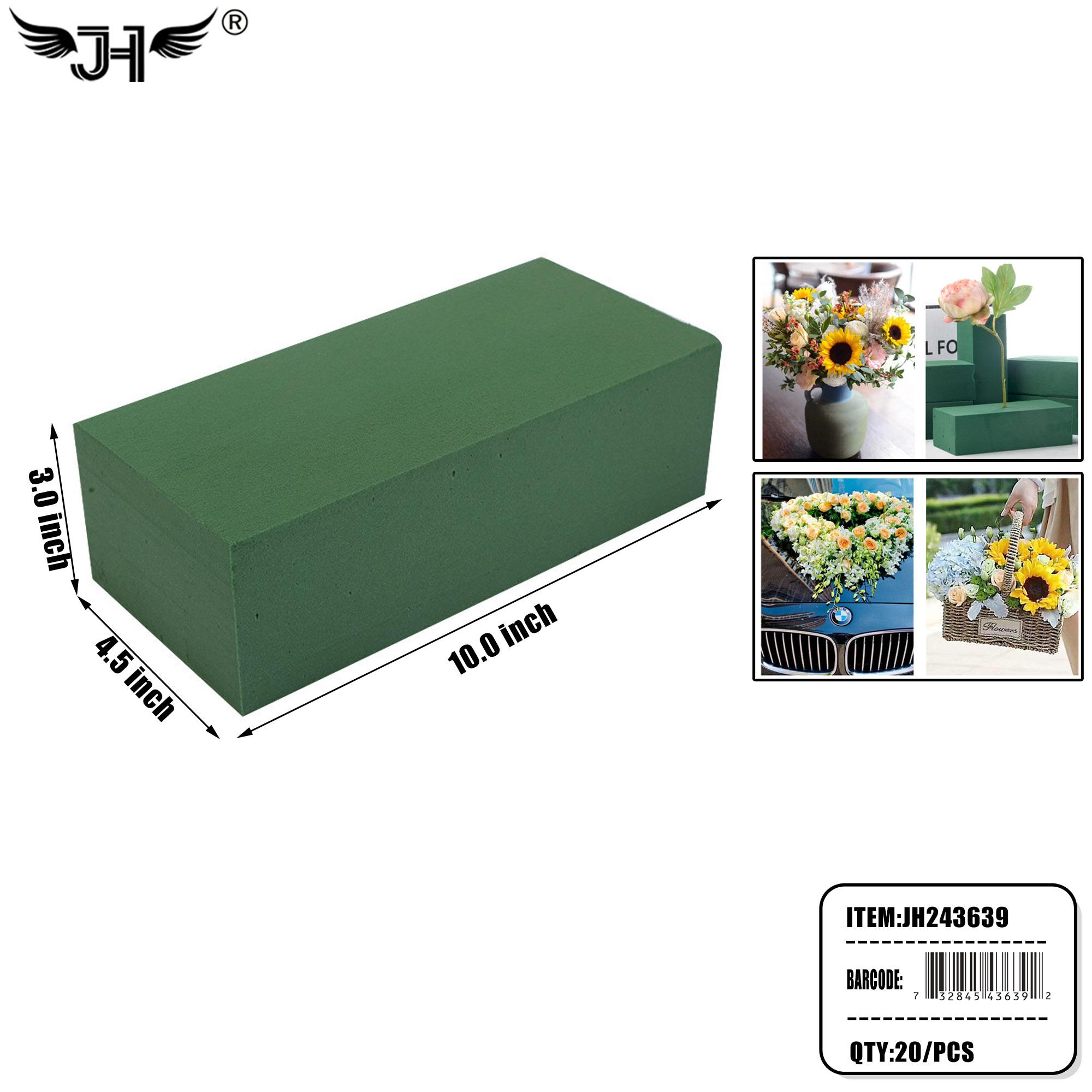 FLOWER FOAM ARRANGEMENT BRICK GREEN COLOR 20PC/CS image