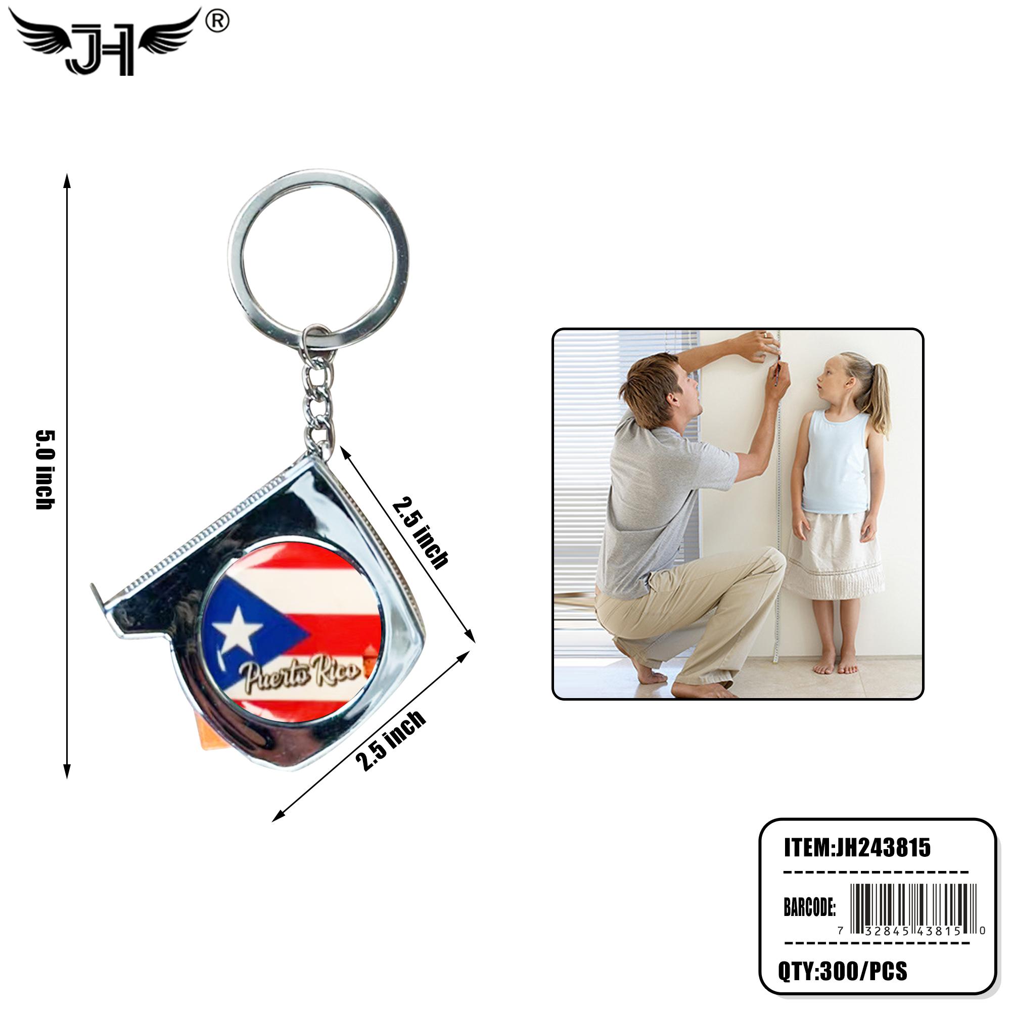 COUNTRY KEYCHAIN - PUERTO RICO TAPE MEASURE 25DZ/CS image