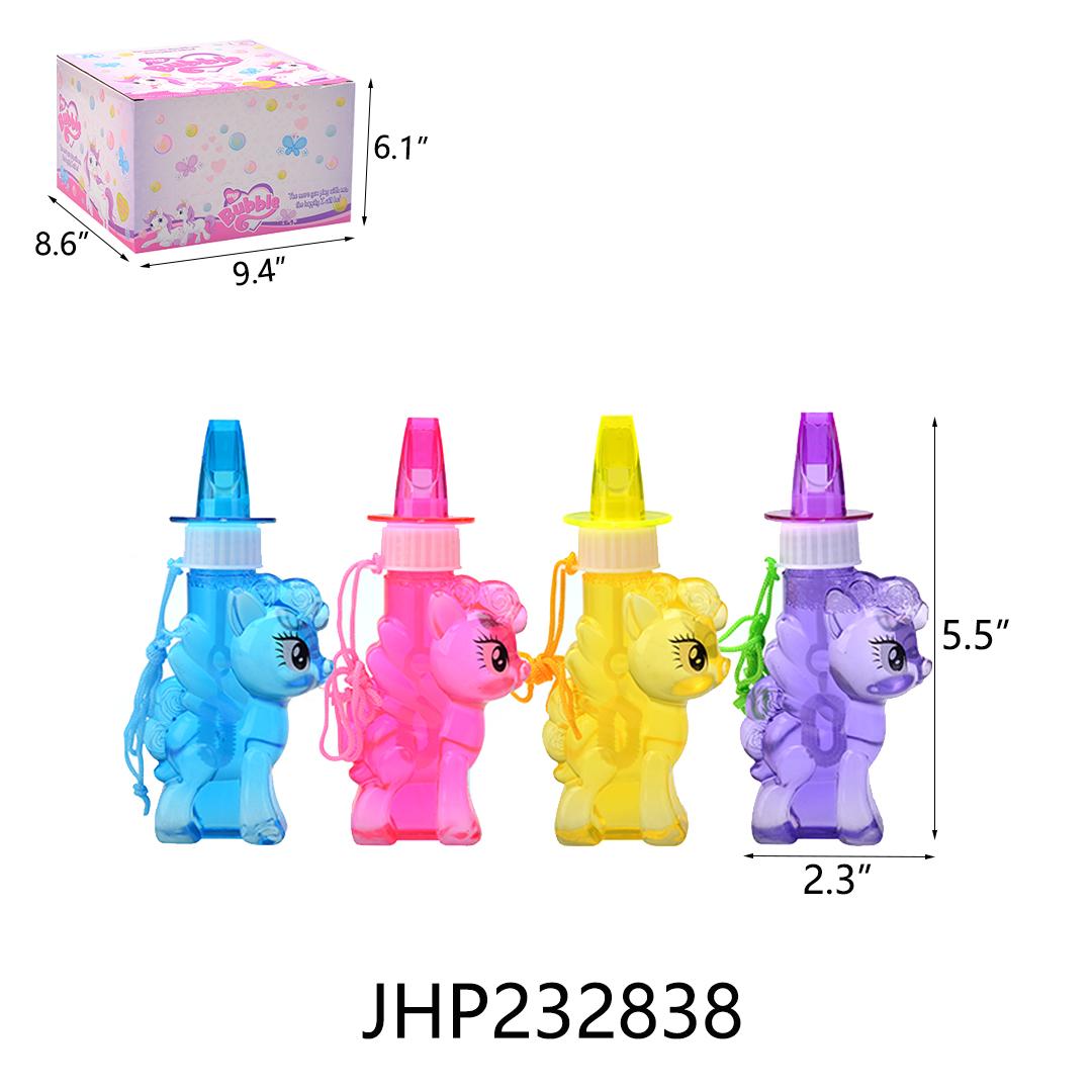 BUBBLE - UNICORN BUBBLE W/ WHISTLE (24PC) 6BX/CS image