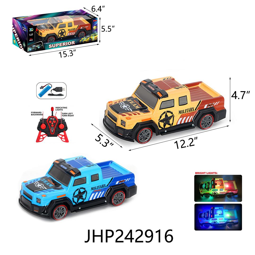 R/C 1:12 TRUCK WITH LIGHT 12PC/CS