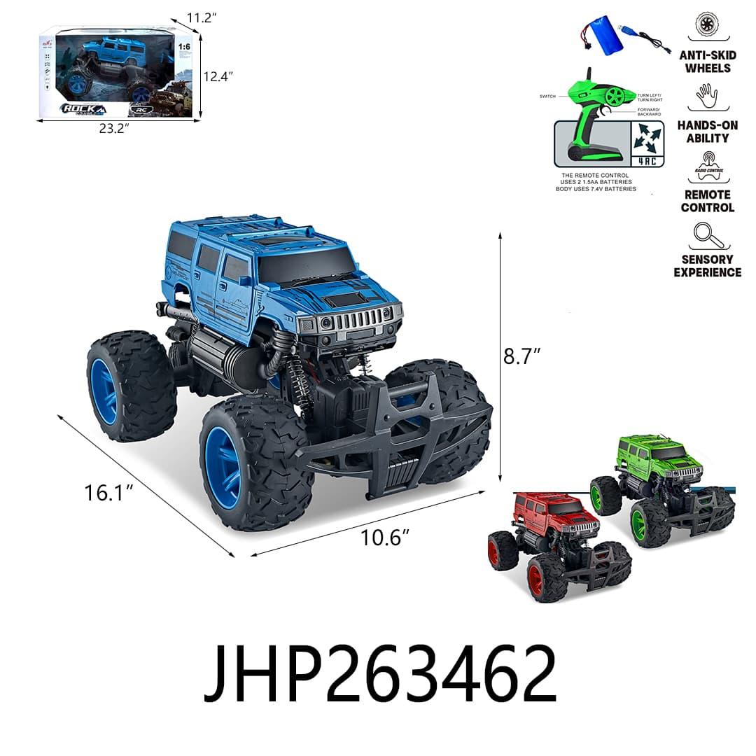 R/C CAR - MONSTER TRUCK RECHARGEABLE 1:6 3PC/CS image