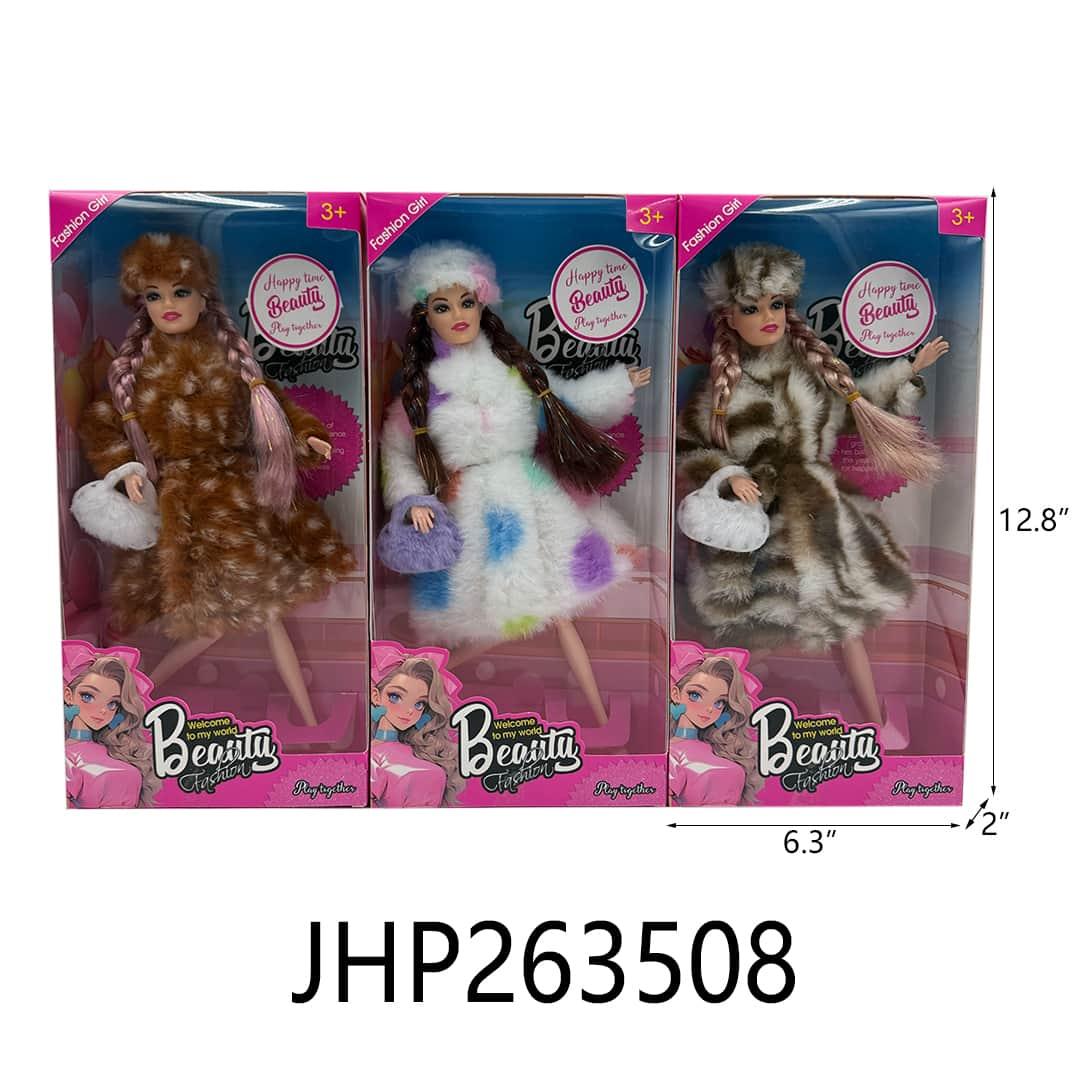 11.5"DOLL SET (11 JOINT,3STYLE) 24PC/2BX/48PC/CS image