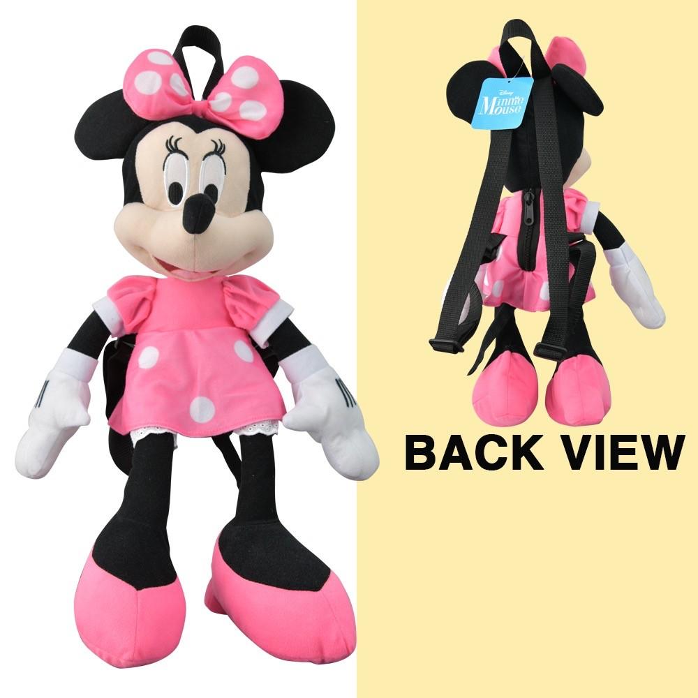 MINNIE PINK 16" PLUSH BACKPACK 24PC/CS image