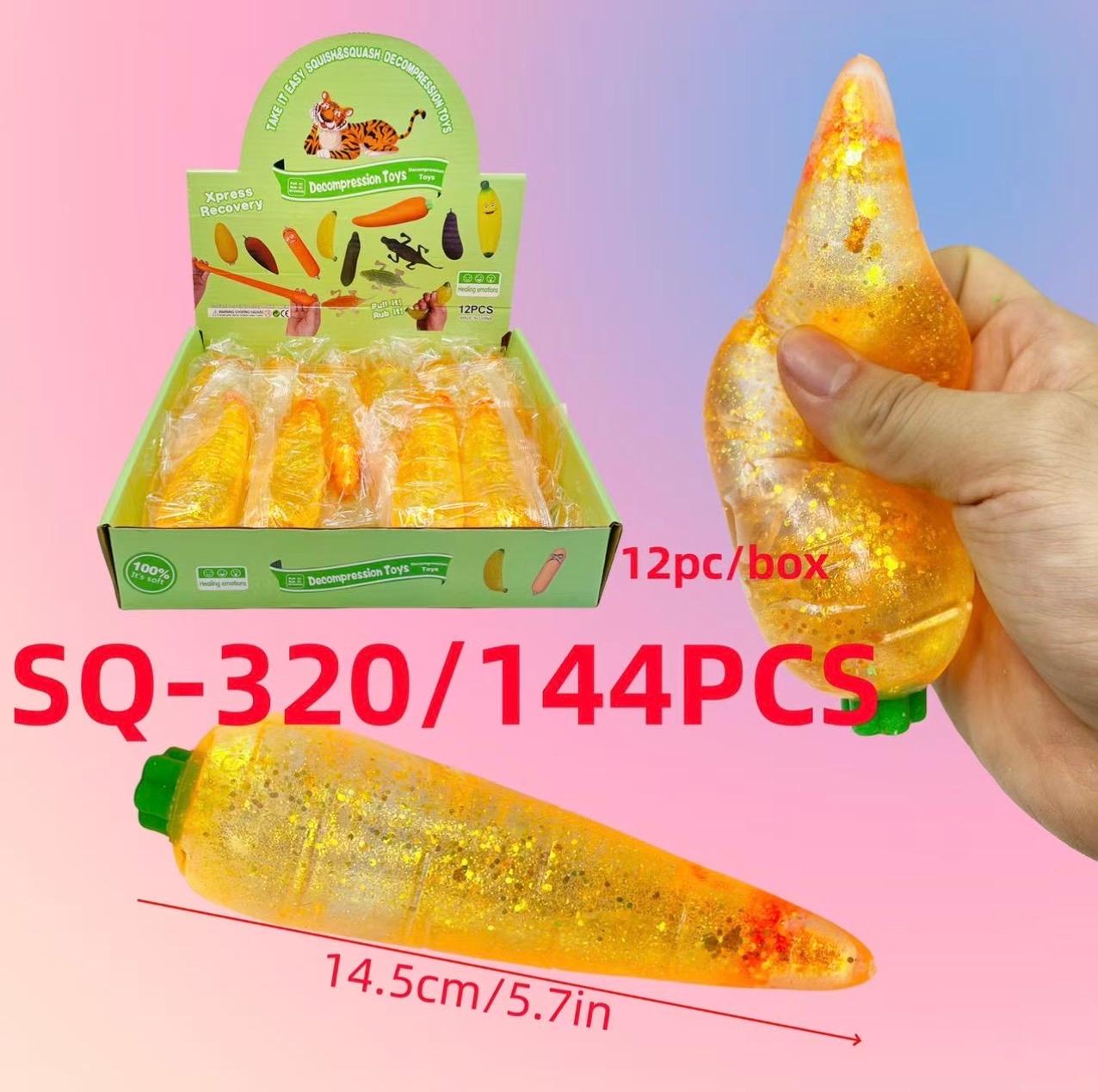 SQUISHY TOY - CARROT 12DZ/CS image