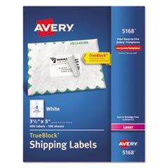 6Bx, Label,Lasr,3.5X5,4/Sh,Wht image