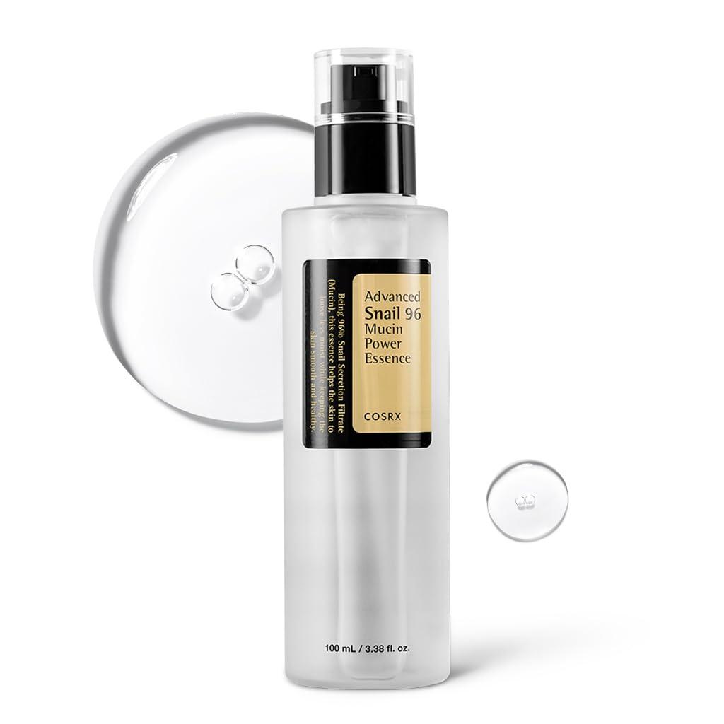 COSRX Snail Mucin 96% Power Repairing Essence 3.38 fl.oz 100ml, Hydrating Serum for Face with Snail Secretion Filtrate for Dull Skin & Fine Lines, Korean Skin Care image
