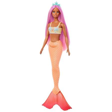 Mattel DP Barbie Mermaid Doll Pink/Lavender image