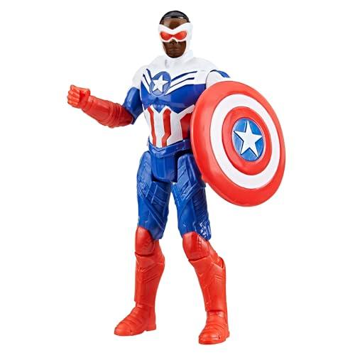 Marvel Epic Hero Series Captain America Action Figure, 4-Inch, Avengers Super Hero Toys, Birthday Gifts for Kids, Ages 4+ image