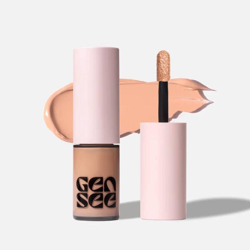Gen See Mixed Media Matte Liquid Eyeshadow - LINEN 04 (Matte Ivory) image