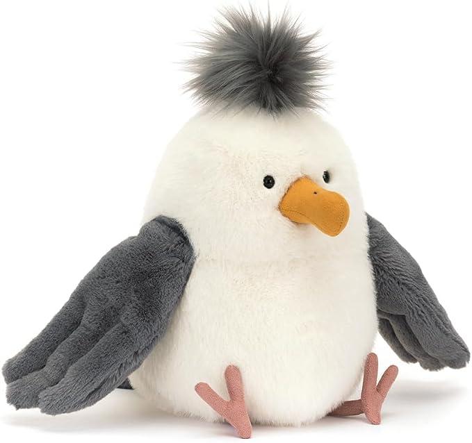 Jellycat Chip Seagull Stuffed Animal, 10 inches - Bird Plush Toy - Classic Children's Gift image