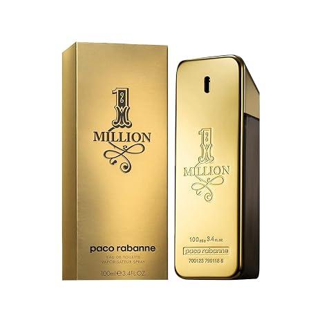 1 Million By Paco Rabanne For Men's Eau De Toilette TESTER 3.4 fl oz 100 ml image
