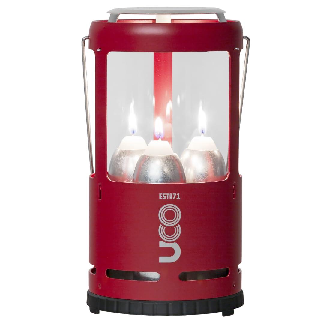 UCO Candlelier Candle Lantern, Candle Lanterns for Real Candles, Perfect Outdoor Gear for Camping or for Power Outages, Includes 3 Long Burning Candles image