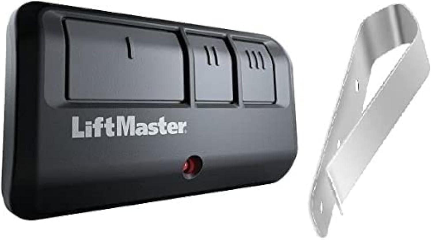 LiftMaster 893LM 3-Button Garage Door Opener Remote Control, Dark Gray image