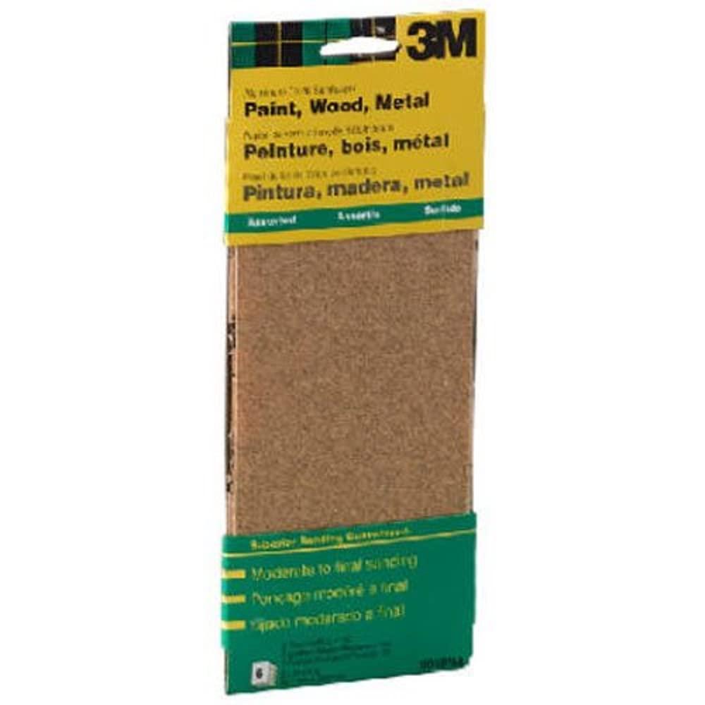 3M 9015 General Purpose Sandpaper Sheets 3-2/3-in by 9-in Fine Grit image