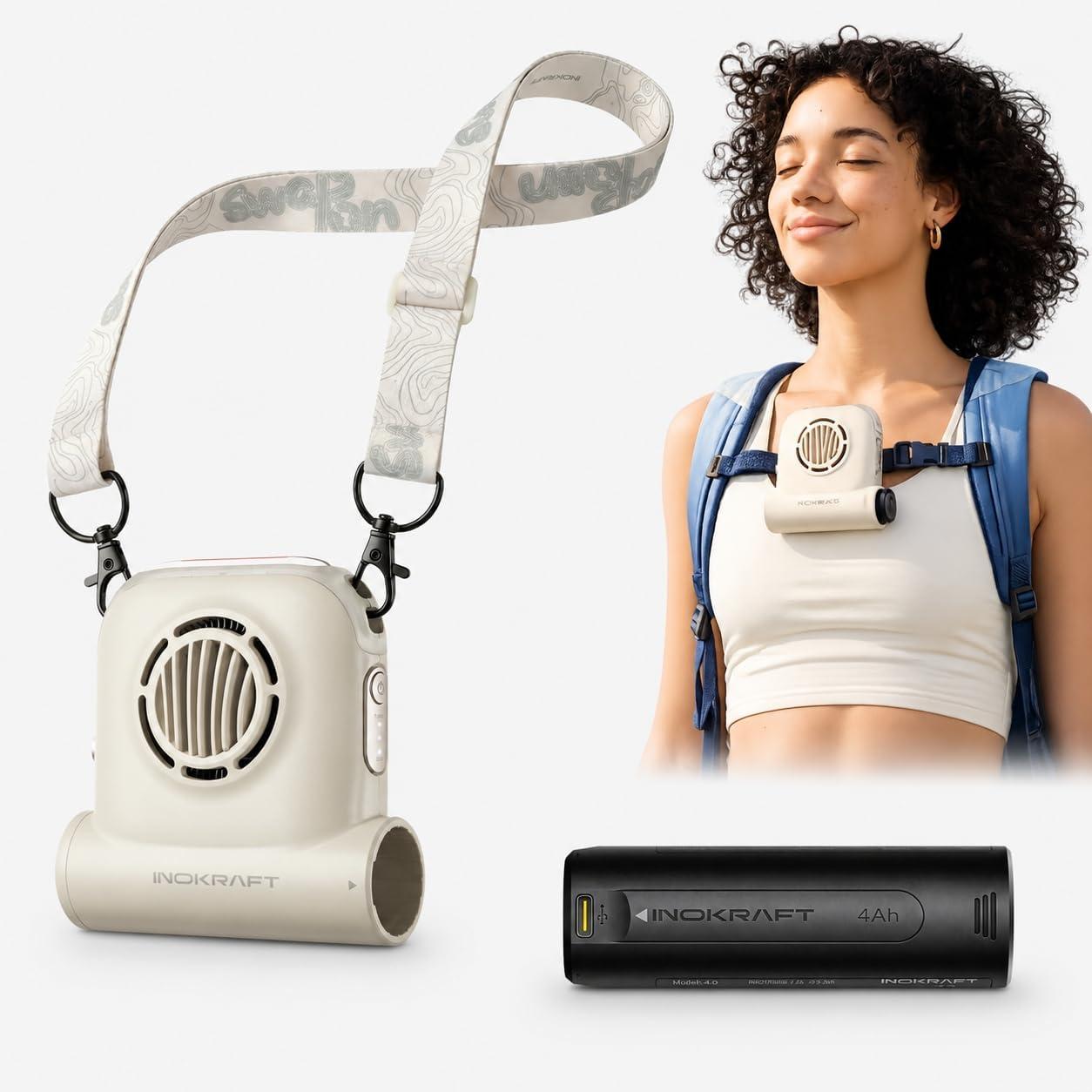 InoKraft Waist Fan with Swappable 4Ah Rechargeable Battery image