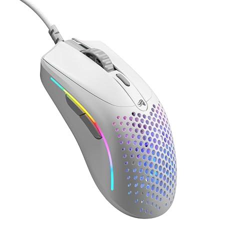 GLORIOUS Model O 2 Mini Wired Gaming Mouse: Superlight 49g, 26K Optical Sensor, Motion Sync, 80M Clicks, 6 Programmable Buttons, Mouse for Small Hands, FPS, MMO, MOBA, Battle Royal Mouse, White image