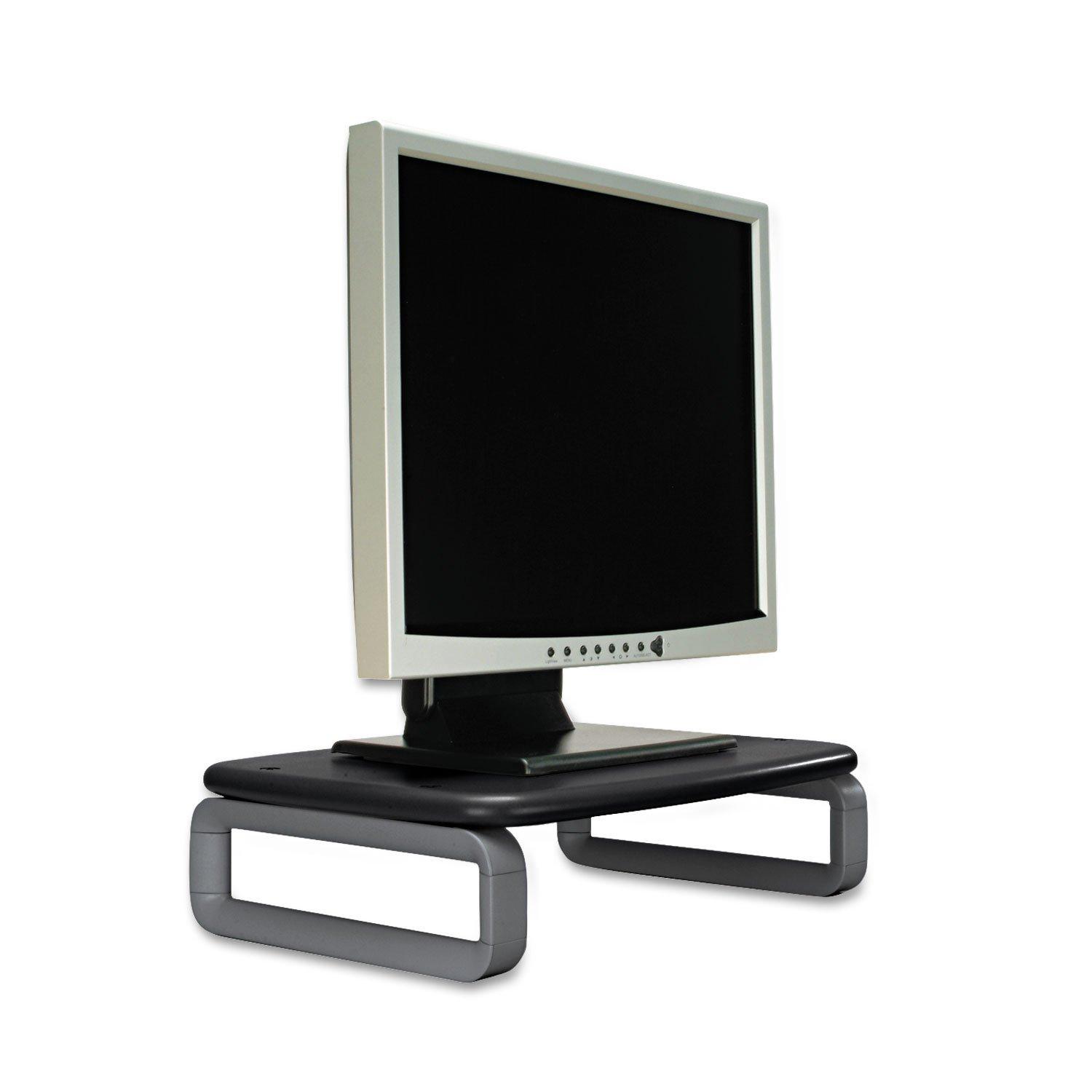 Kensington 60089 Monitor Stand,w/Ring Feet,80Lbs,16-Inch x11-1/2-Inch x3-6-Inch, Black/GY image
