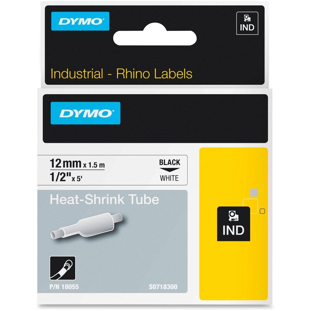 Dymo LABEL, DYMO RHINO, WHITE 1/2" x 5 image