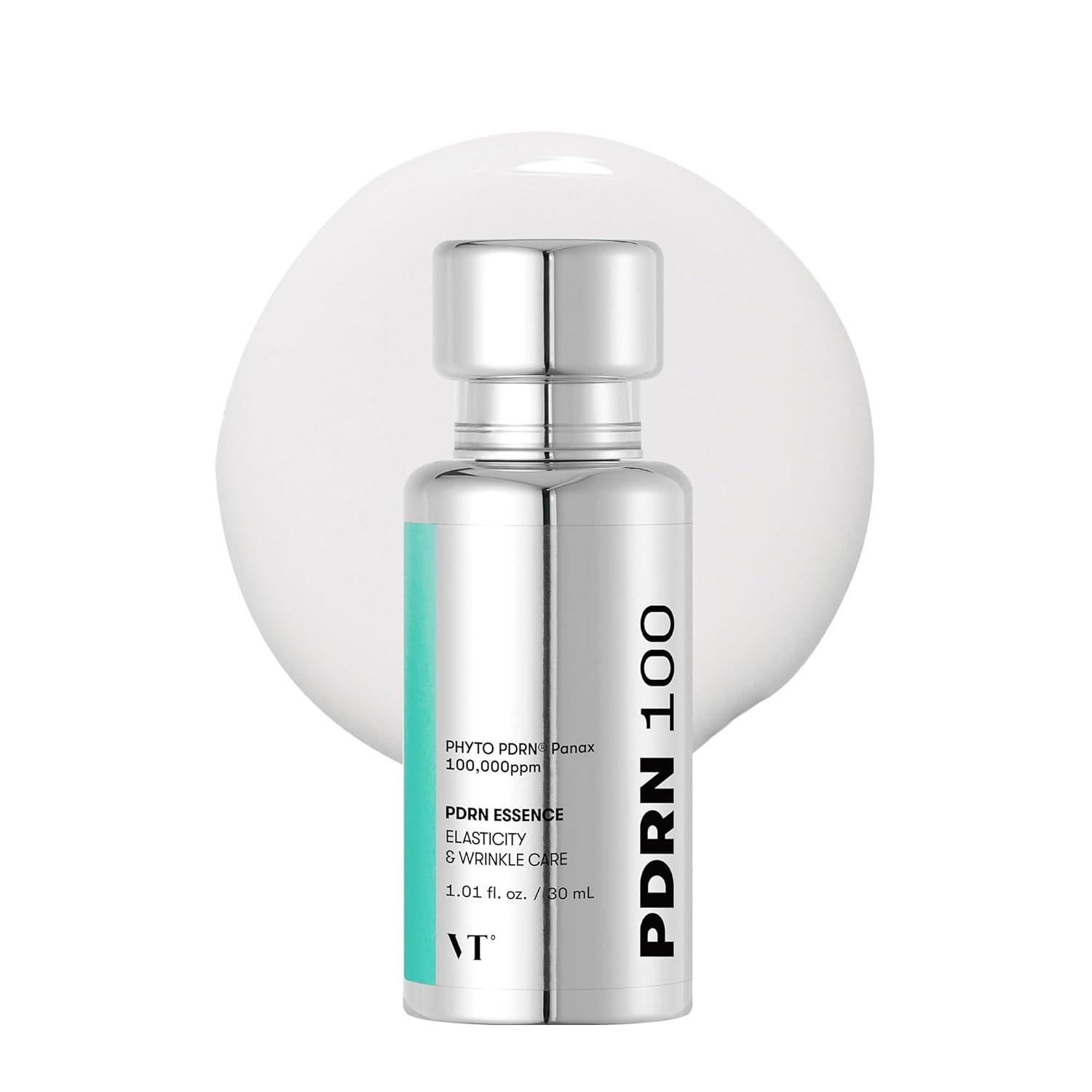VT COSMETICS PDRN 100 Essence, Intensive Glow Serum, 100,000ppm Vegan PDRN, Skin Restoration & Plumping, Hydrating & Moisturizing, Firming, Fine Lines, Korean Skincare 1.01 fl. Oz. image