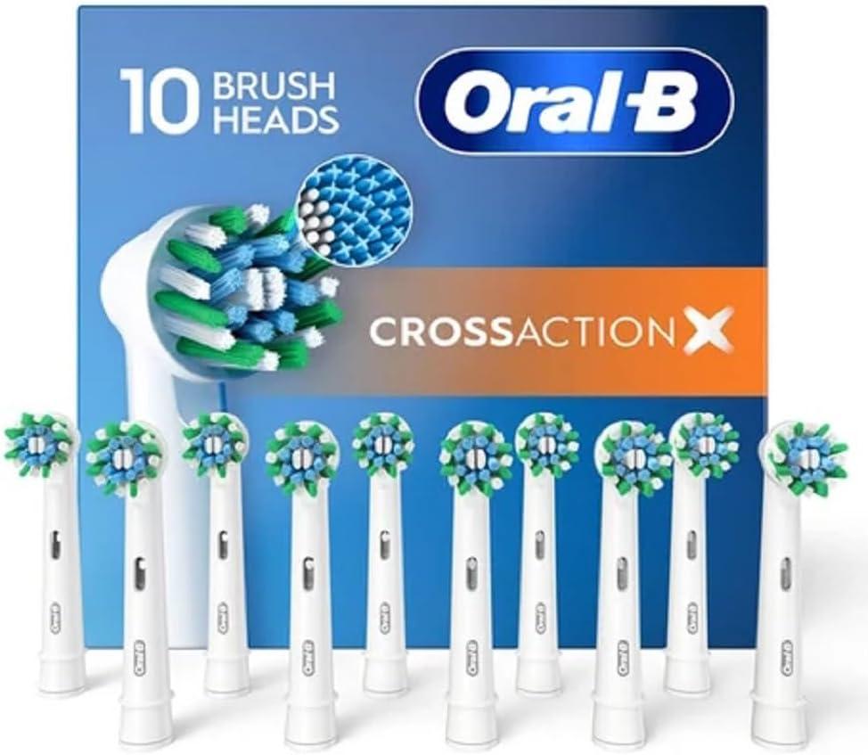 Oral-B Cross Action Electric Toothbrush Replacement Brush Heads, 10 ct. image