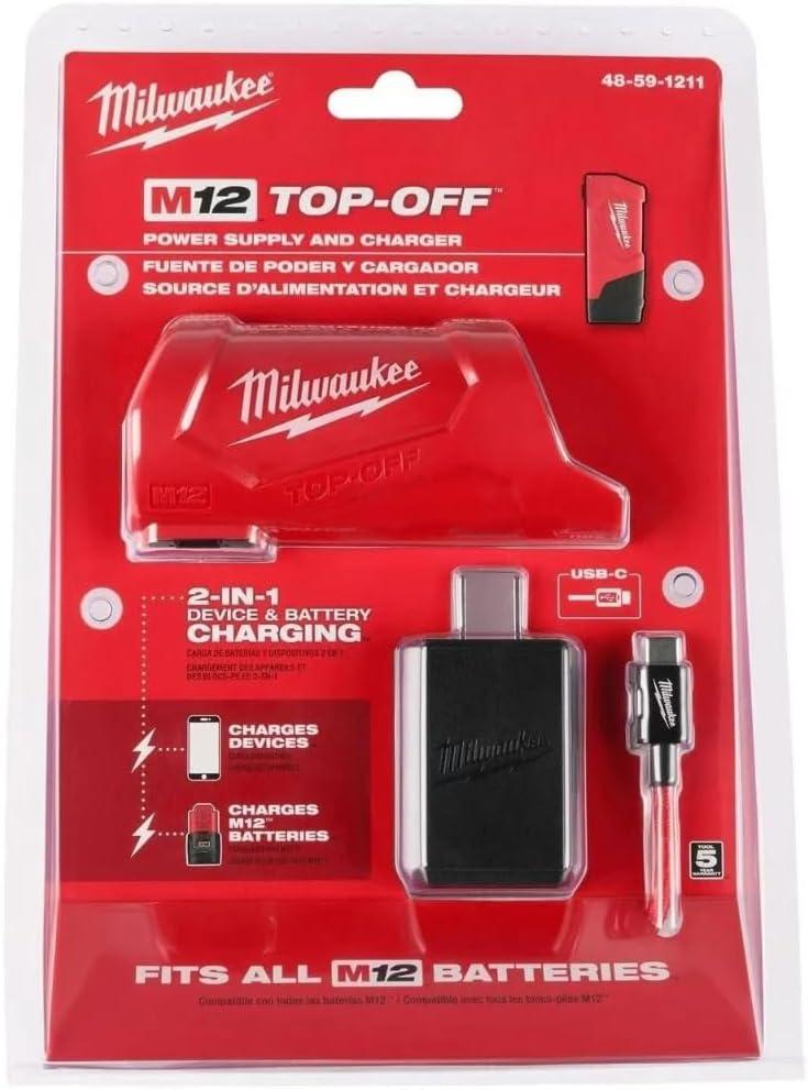 Milwaukee Electric - M12 TOP-Off Power Supply and Charger