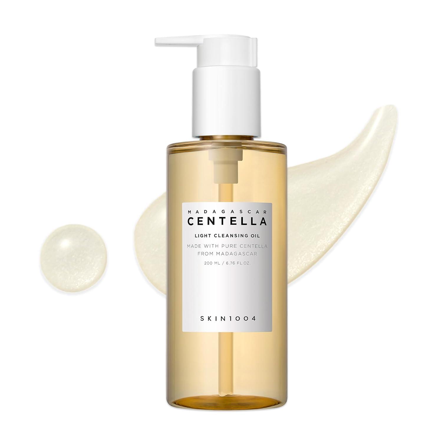SKIN1004 Madagascar Centella Light Cleansing Oil 6.76 fl.oz, 200ml | Gentle Oil Cleanser for Face, Korean Facial Cleanser, Double Cleansing image
