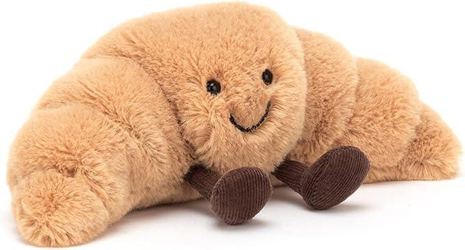 Jellycat Amuseables Croissant Stuffed Toy, Small 8.5 inches - Pastry Plush - Fun Gift Idea image