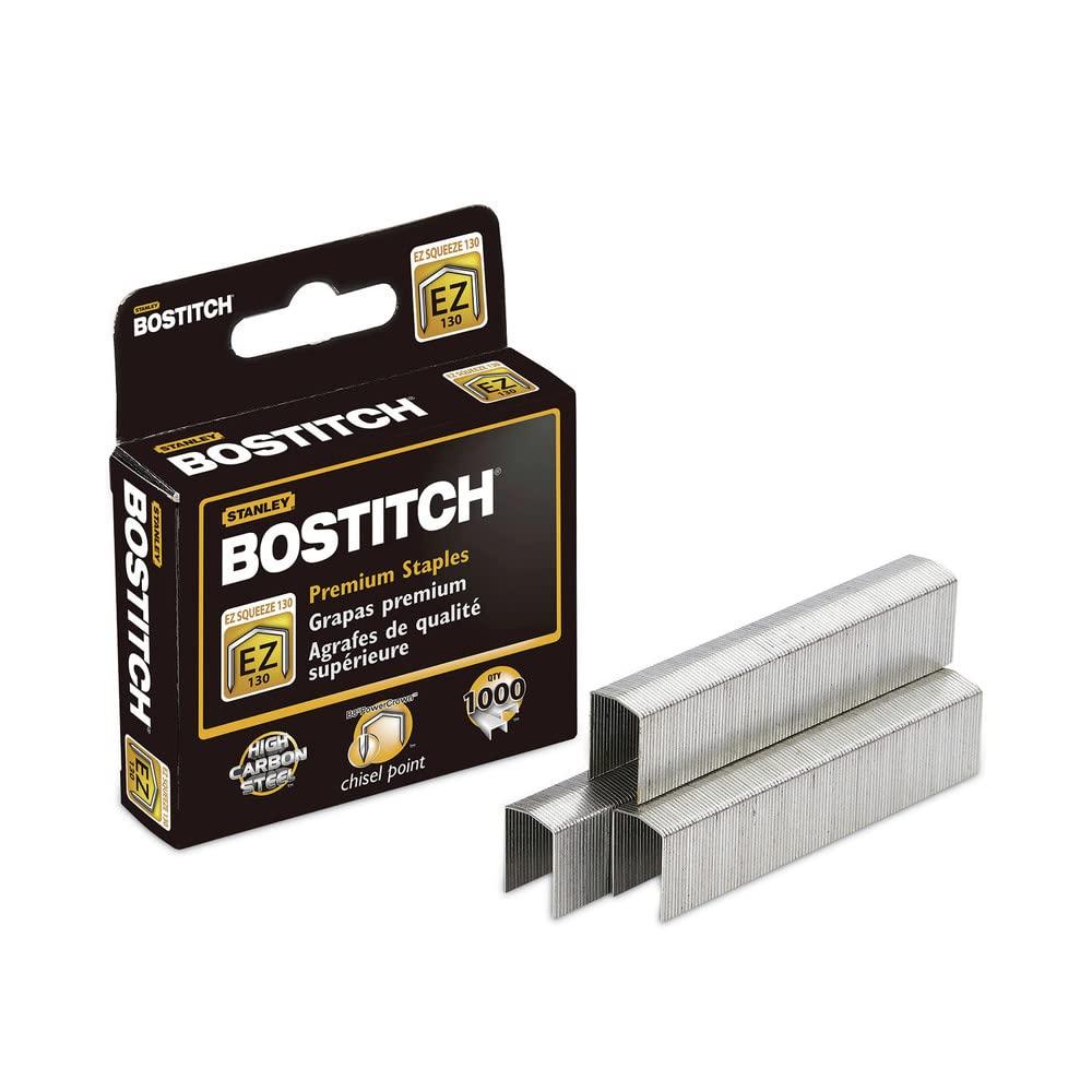 Stanley Half Strip B8 Staples, 130 Sheet Cap, 1/2 Inch Leg Length, 1,000/Box STCR130XHC1M image