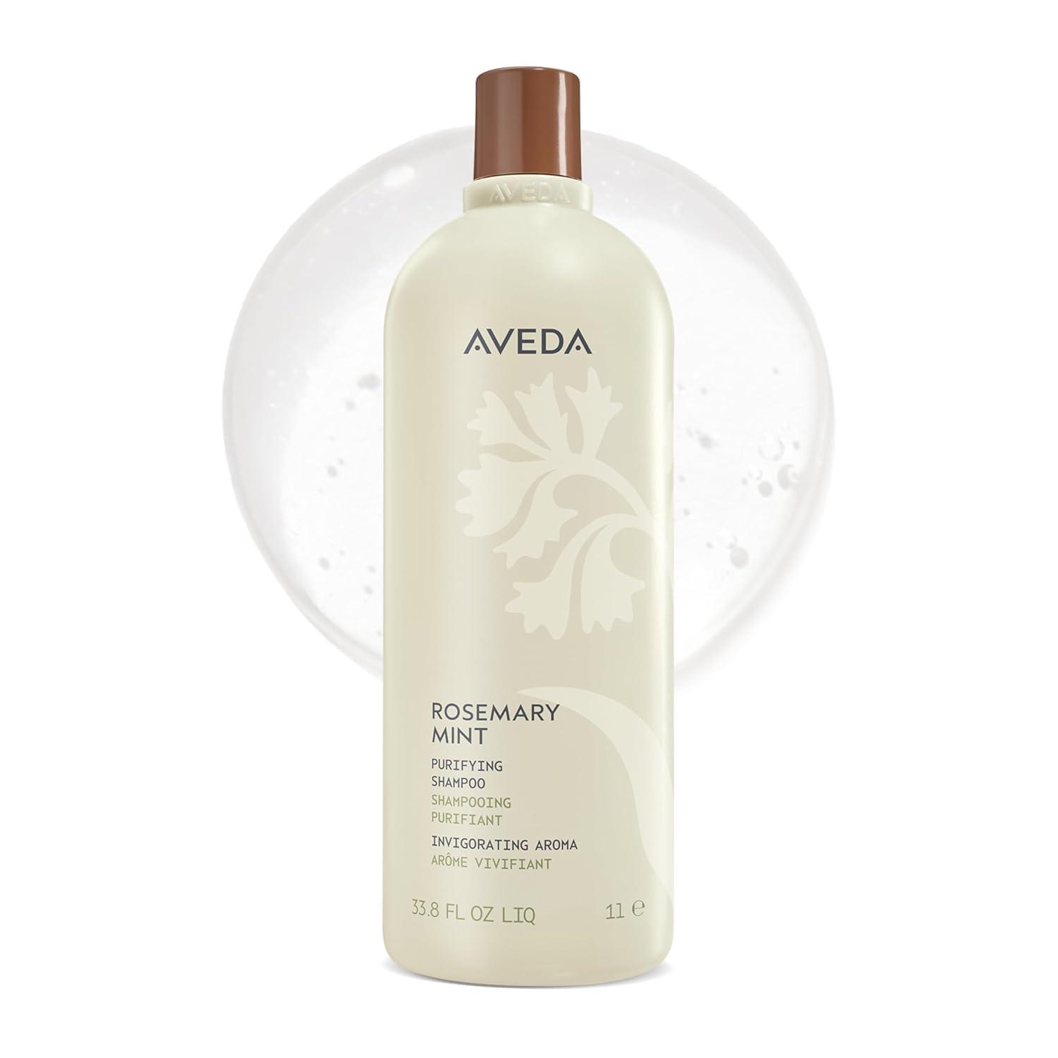 Aveda Rosemary Mint Purifying Shampoo | Clarifying Shampoo | Gently Removes Buildup, Adds Shine | For Normal to Oily Hair, Fine to Medium Hair Types | Invigorating Aroma| 97% Naturally Derived* image
