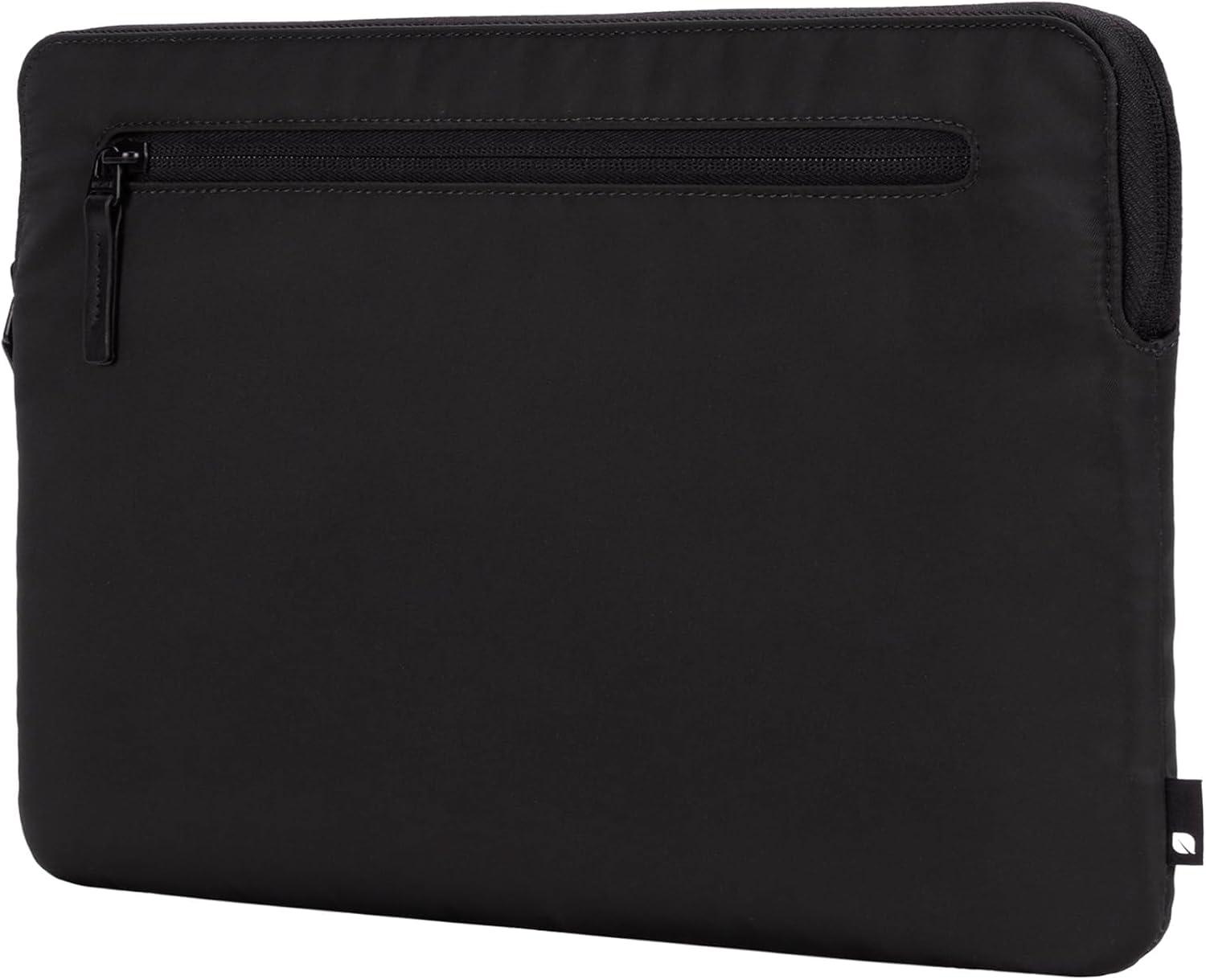 Incase Compact Laptop Sleeve with Flight Nylon - 16-inch MacBook/Laptop & iPad/Tablet Sleeve - Faux Fur Lining, Lightweight, Durable, Weather Resistant, Slip Pocket for Accessories (Black) image