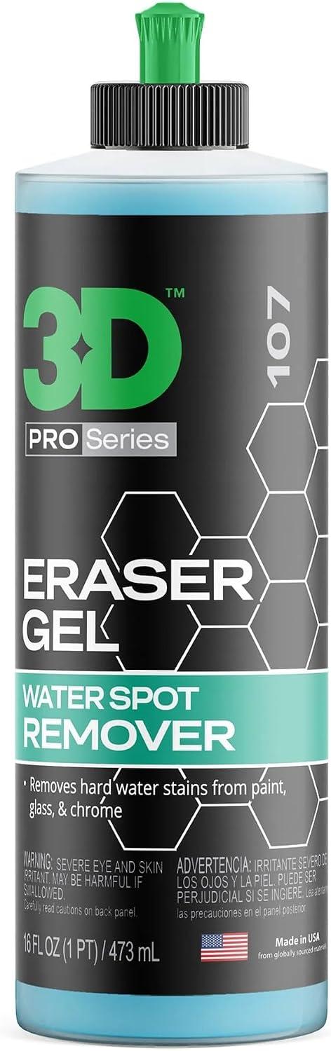 3D Eraser Gel Water Spot Remover - Acidic Gel Formula for Hard Water Spots & Mineral Deposits image