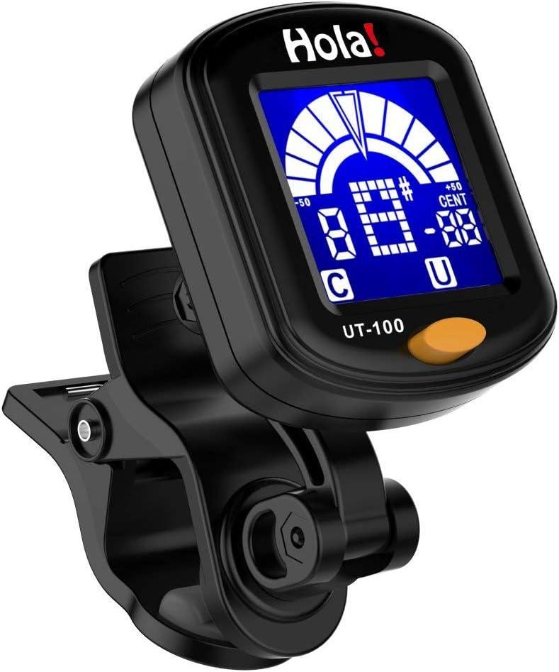 Hola! Music Professional Clip-On Tuner, Ukulele Tuner Rechargeable, Quick & Accurate Tuning image