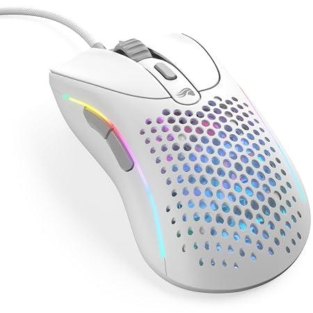 GLORIOUS Gaming - Model D 2: Wired Ergonomic Mouse, Superlight 58g, 26K Optical Sensor, 6 Programmable Buttons, 80 Million Click Lifecycle, FPS, MMO, MOBA, Battle Royale (White) image