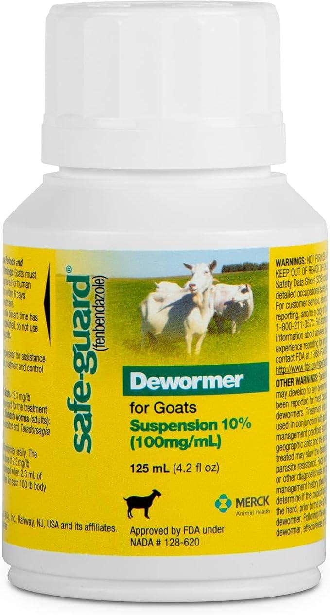 Safe-Guard (Fenbendazole) Dewormer Liquid 125ml