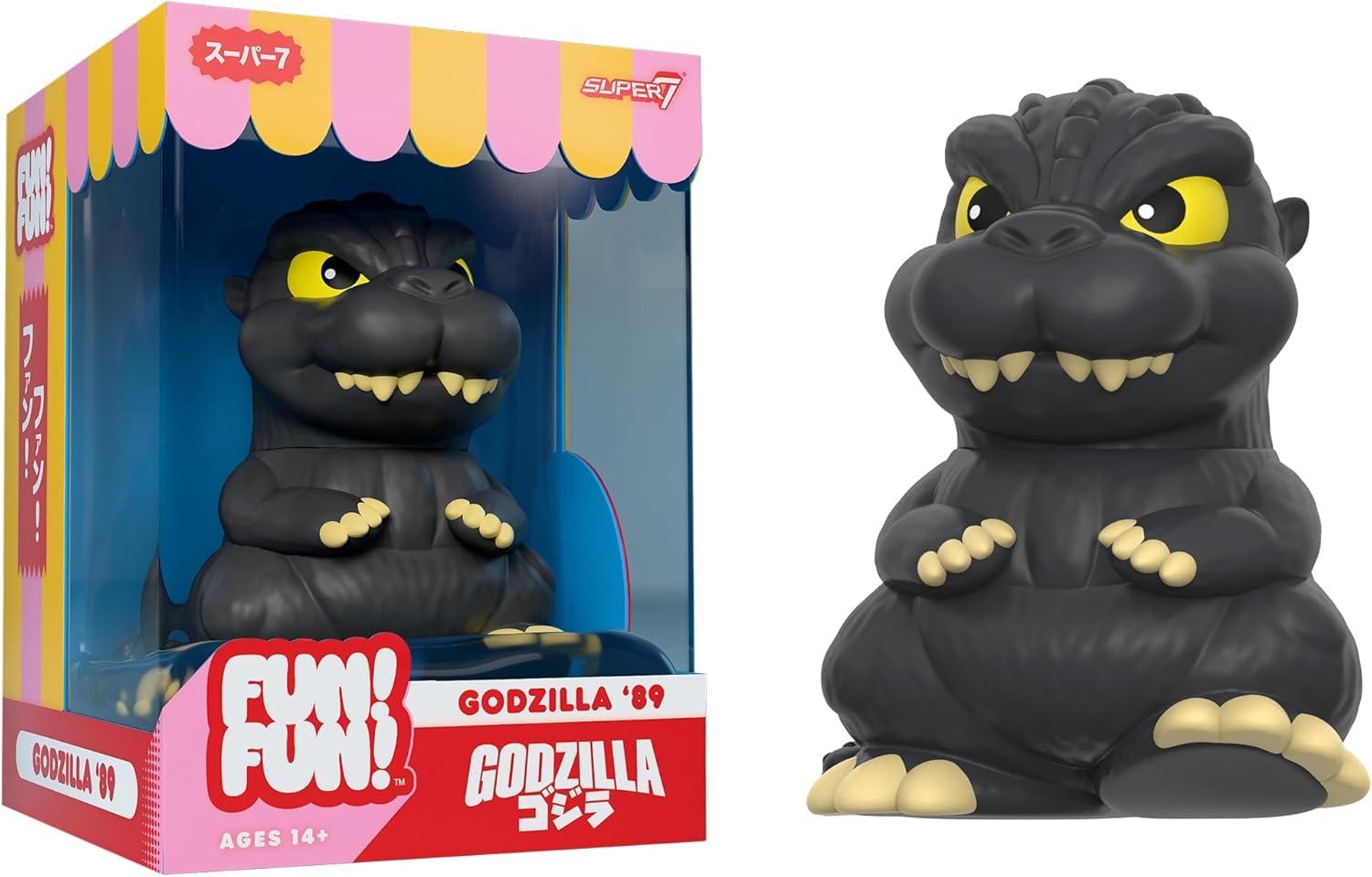 Super7 Fun! Fun! Toho Godzilla '89 Vinyl Figure - 5" Toho Godzilla Action Figure Kaiju - Classic Movie Monster Fans Collectibles & Retro Toys - Movie Model for Collectors & Display Figurine image