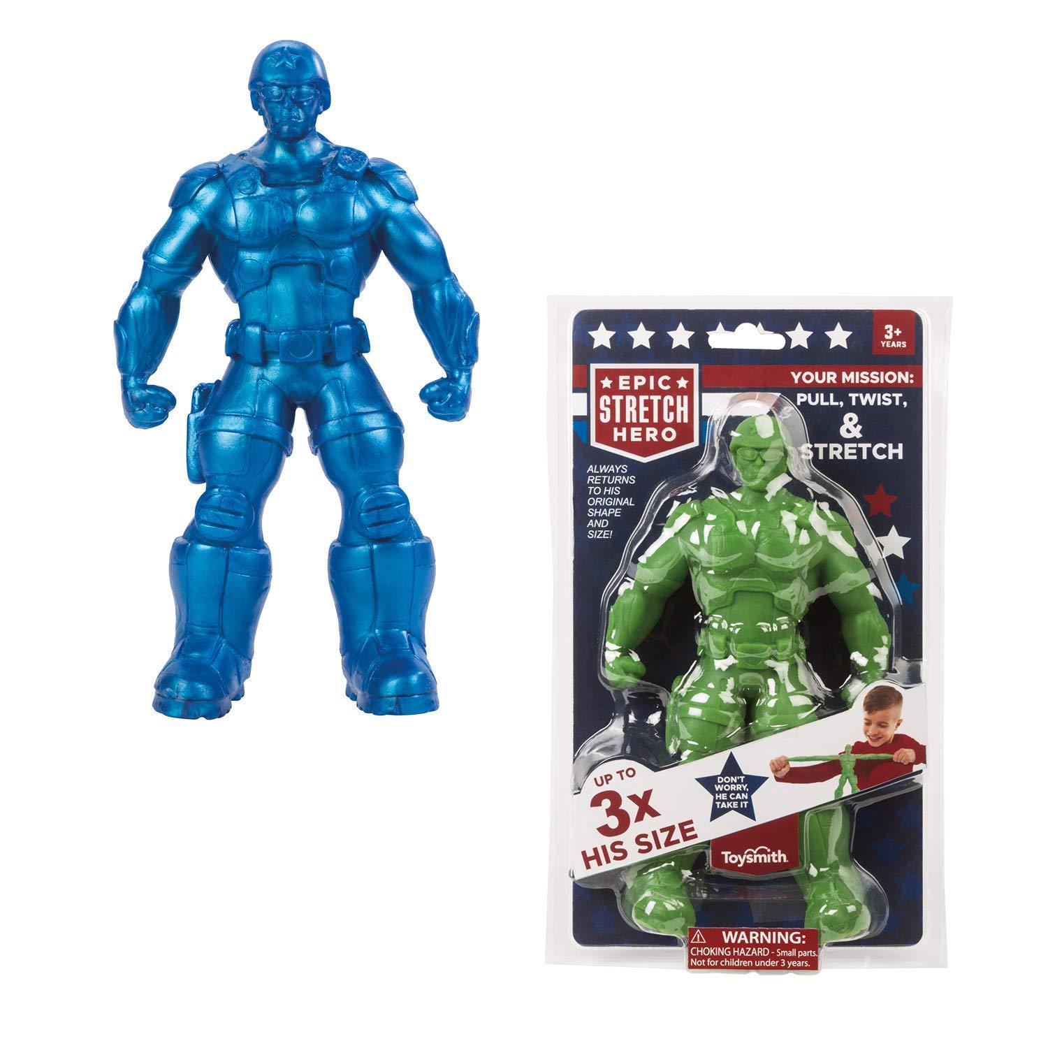Toysmith Epic Stretch Hero - 8-1/2 " Tall, Stretchup to 24", Assorted Colors image