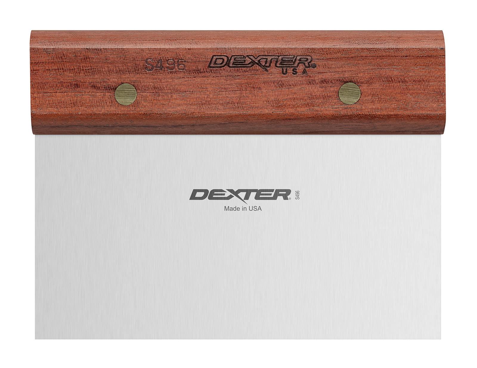 Dexter Russell S496PCP Traditional (19790) Dough Cutter/Scraper, 6" x 3", Stainless Steel Blade, Rosewood Handle, Perfect Cutlery Packagingโโโโโโโโโโโโโโโโโโโโโโโโโโโโโโโโโโโโโโโโโโโโโโโโโโโโโโโ image