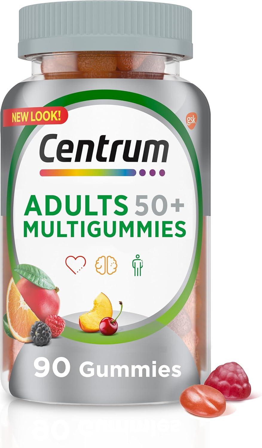 Centrum MultiGummies Gummy Multivitamin for Adults 50 Plus - B09BK9X9YQ image
