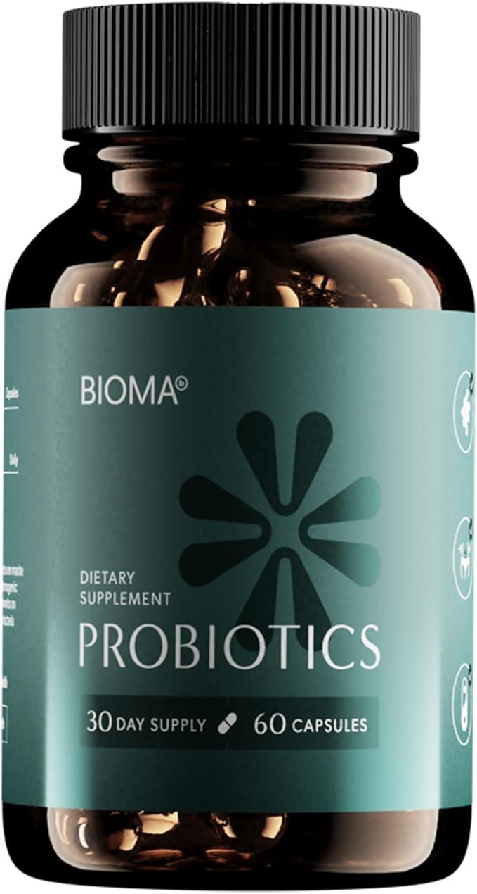 Bioma Probiotics for Digestive Health 3 In 1 Gut Health Probiotic 60 Caps image
