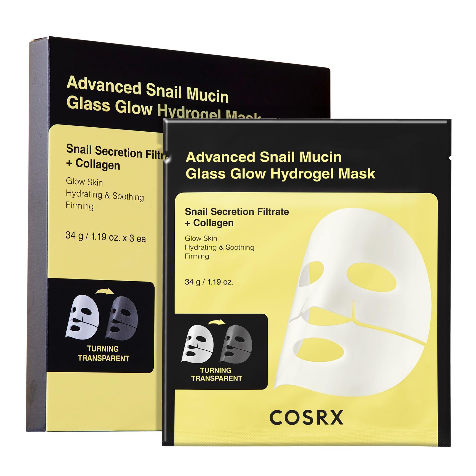 Advanced Snail Mucin Glass Glow Hydrogel Mask CPNP [NEW] image