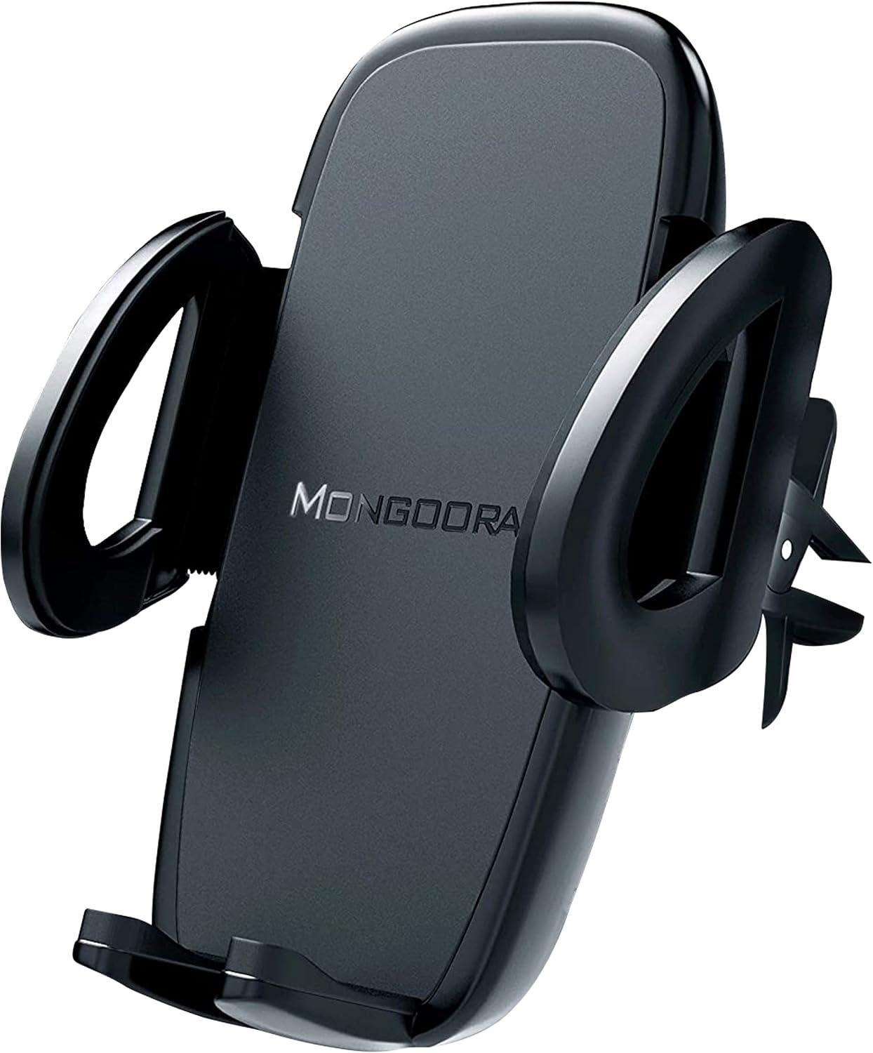 Air Vent Car Phone Mount Holder - Locking Cell Phone Car Mount Universal for Any Smartphone, iPhone, Android - Clip On Car Phone Holder for Dashboard - Stocking Stuffers image