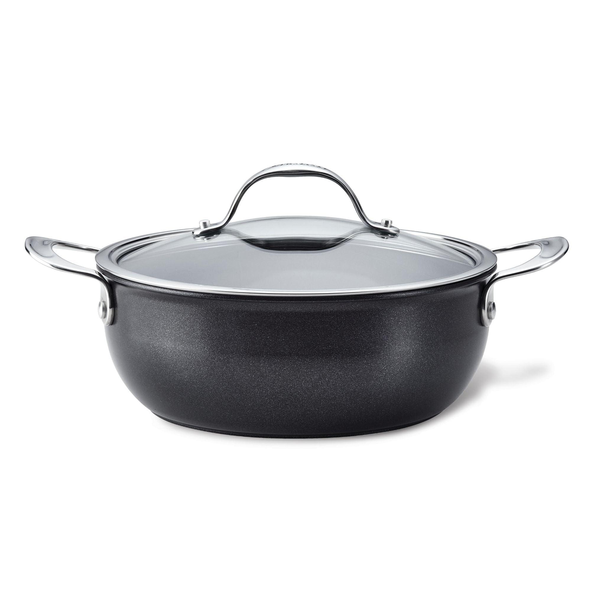 Anolon X Hybrid Nonstick Casserole Pan with Lid, Dark Gray image