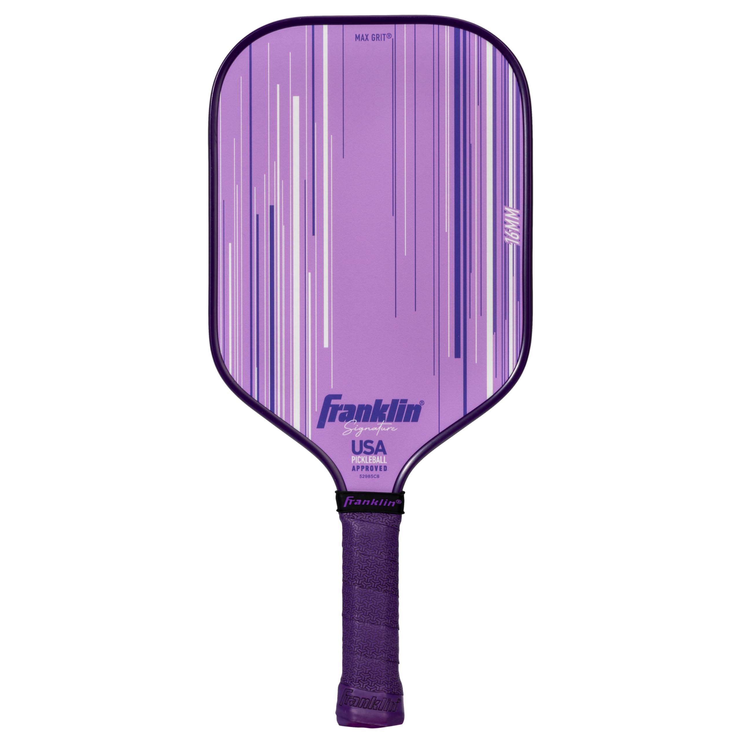Franklin Sports Pro Pickleball Paddles - Signature Series Pro Pickleball Paddle with MaxGrit Surface - USA Pickleball (USAPA) Approved Tournament Pickleball Paddles - 13mm + 16mm Polypropylene Cores (B0D3R4RD15) image