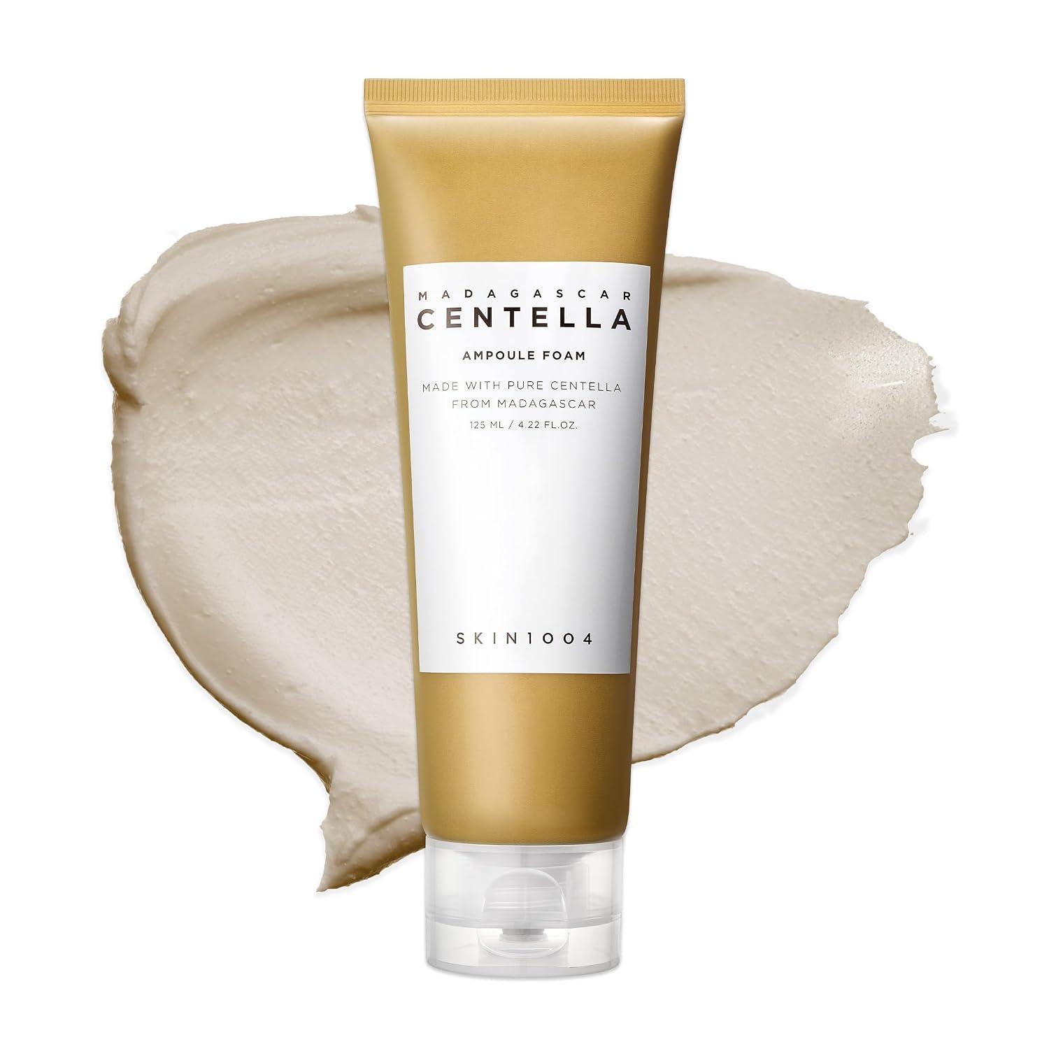 SKIN1004 Madagascar Centella Ampoule Foam 4.22 fl.oz, 125ml, Low pH Foam Cleanser, Natural Soda Powder Coconut Surfactant and EWG Green Grad image