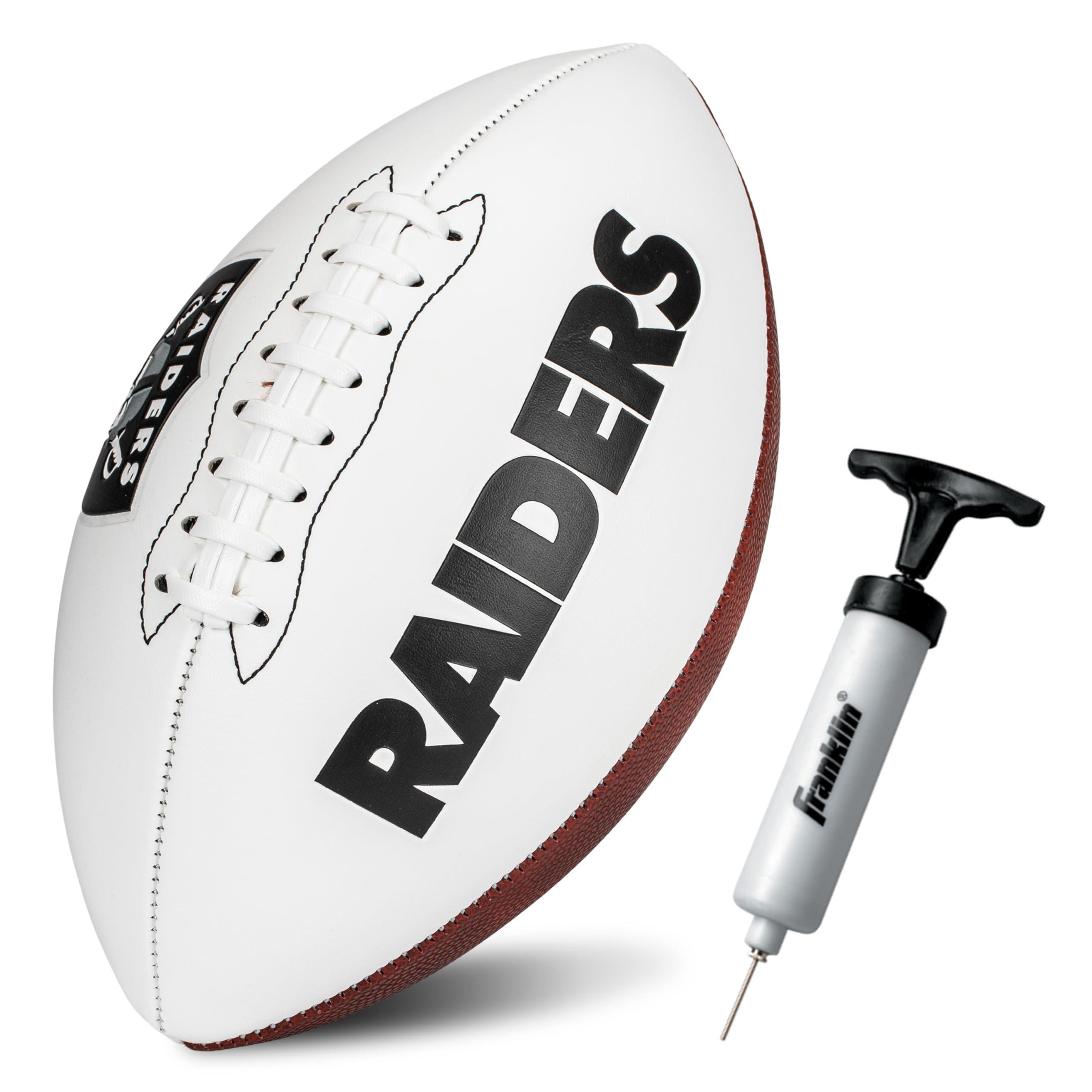 Franklin Sports NFL Autograph Football - Official Size White Panel Souvenir Football for Autographs + Signatures - NFL Team Fan Shop Memorabilia (B0CF7TFHK3)